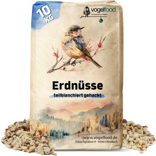 10kg erdnüsse teilblanchiert - erdnüsse,