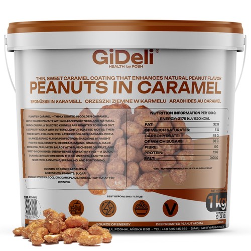 Gebrannte erdnüsse 1kg - gebrannte,