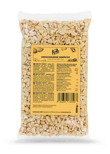 Koro geröstete erdnusskerne - geröstete,