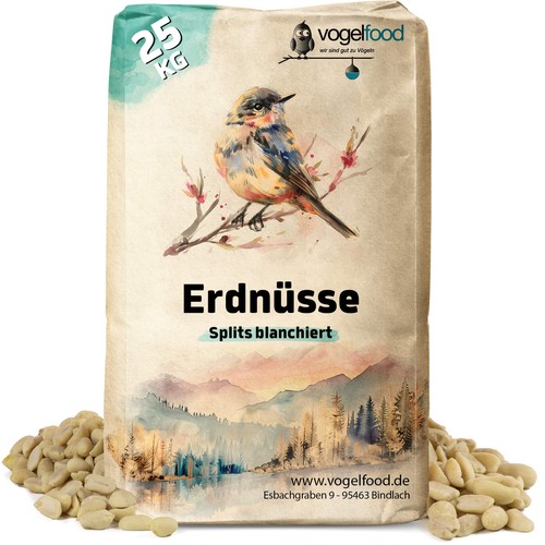 Erdnusskerne splits - 25,