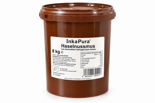 Haselnussmus bio 8 - haselnussmus,