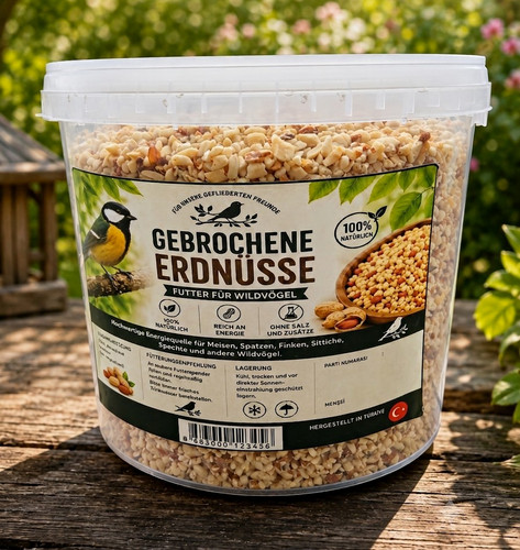 Erdnüsse gehackt vogelfutter - erdnüsse,