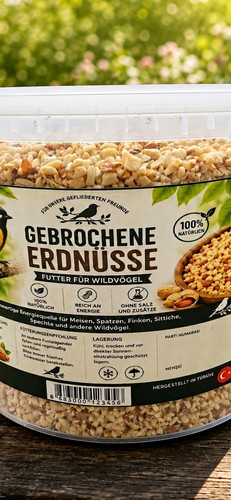 Erdnüsse gehackt vogelfutter - erdnüsse,